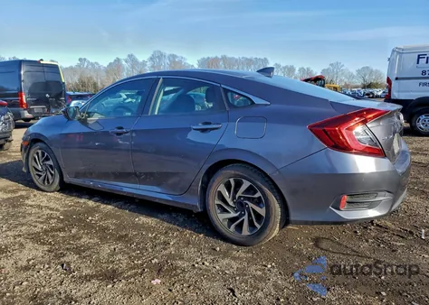 2018 Honda Civic Ex из США, поврежденный, VIN 2HGFC2F75JH576344